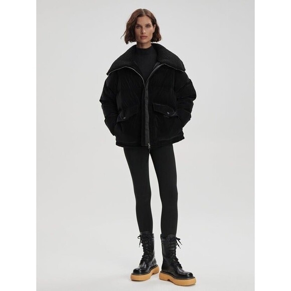 Varley Roseville Down Jacket Puffer Black Small MSRP $398